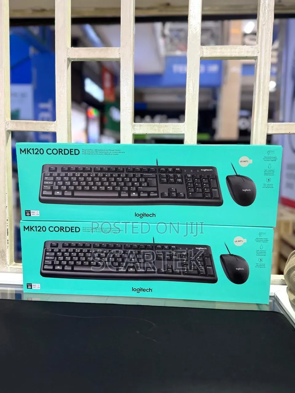 Logitech Mk120 Corded Keyboard