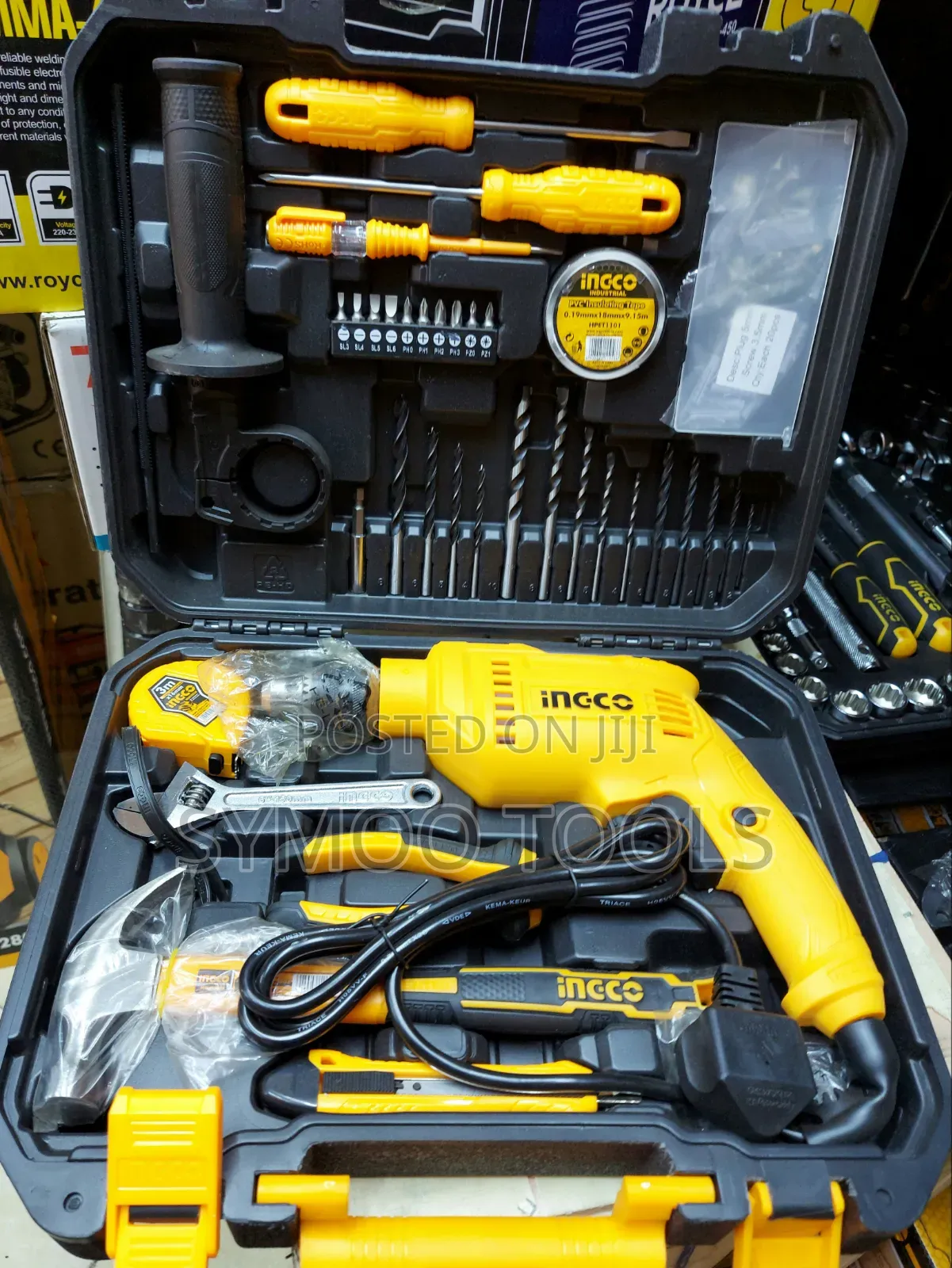 Affordable Corded Ingco Impact Drillset