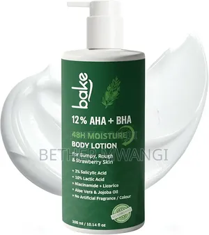 BAKE 10% AHA + 2% BHA 24H Moisture Body Lotion in Kenya