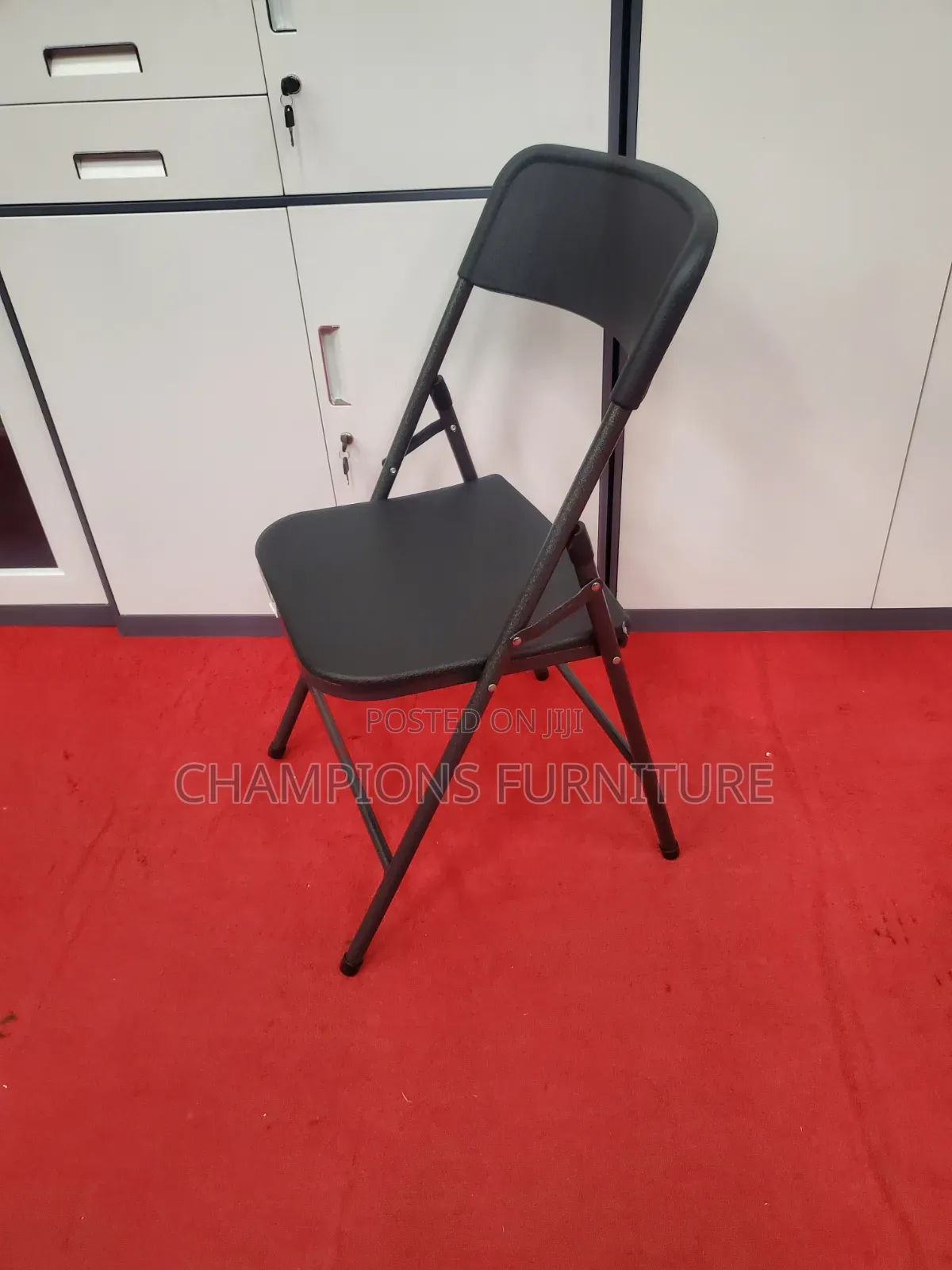 Black Compact Foldable Chair