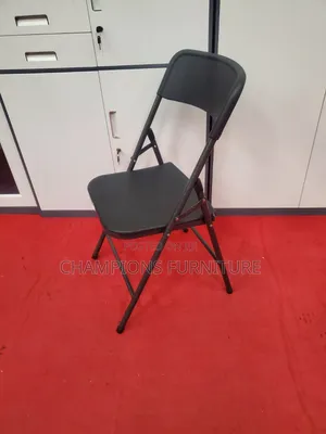 Black Compact Foldable Chair