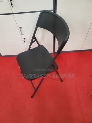 Black Compact Foldable Chair