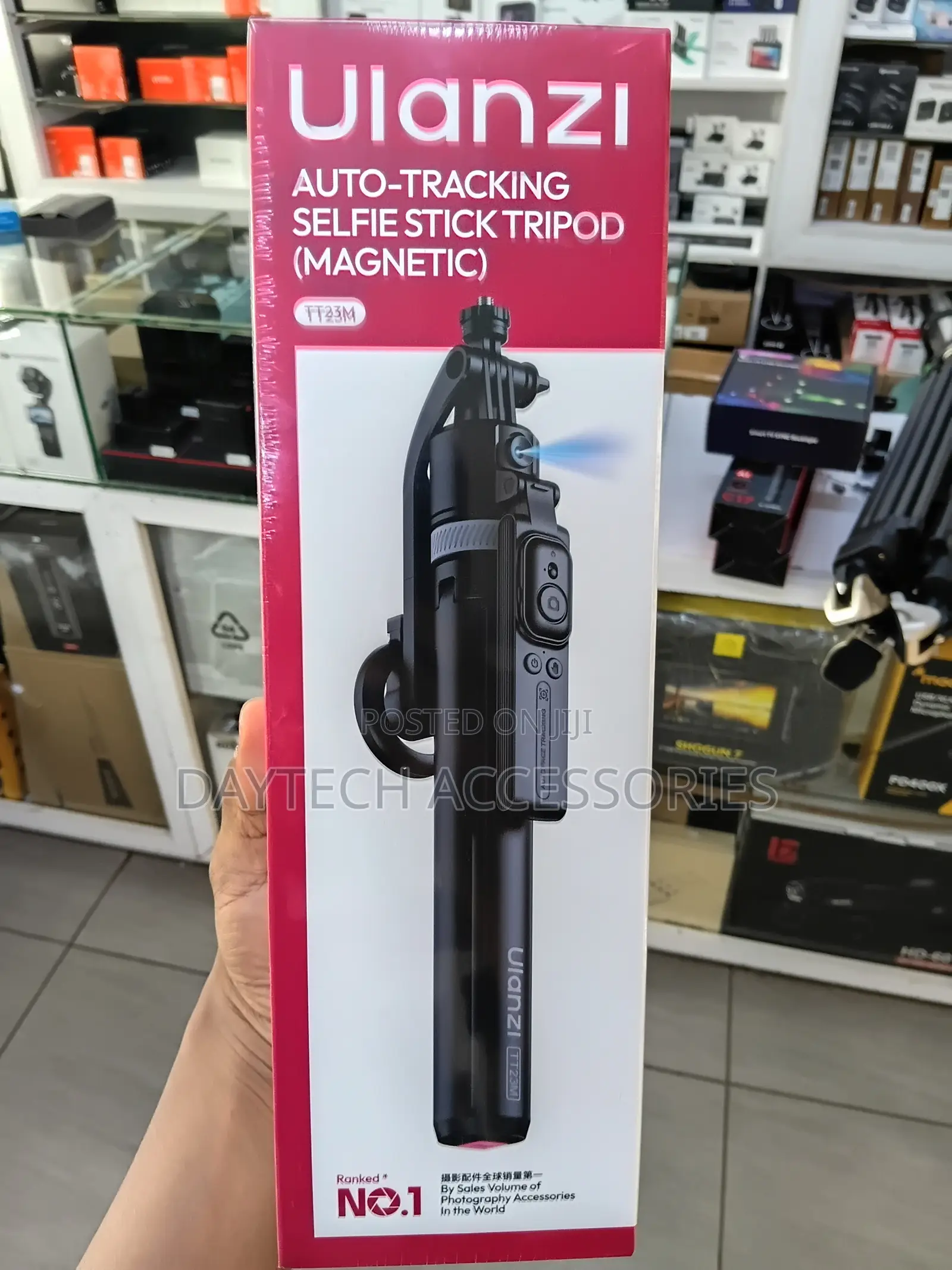 Ulanzi TT23 Auto-Tracking Selfie Stick Tripod Magsafe/Phone Clamp