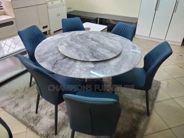Aura Marble 6-Seater Set