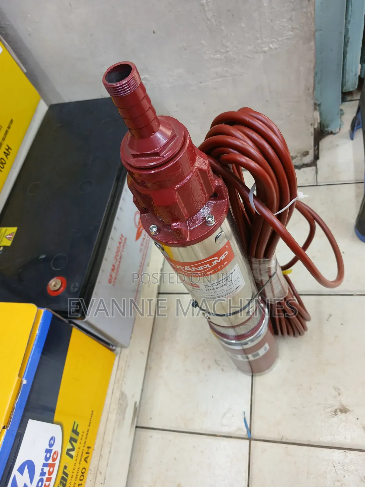 96V DC Solar-Powered Submersible Impeller Pump
