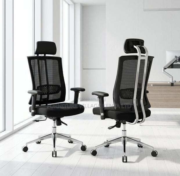 Office Chair; Mesh Reclining Ergonomic Swivel Executive Chair