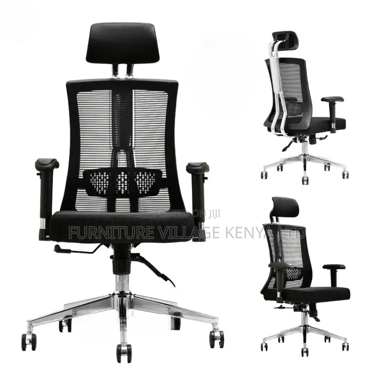 Office Chair; Mesh Reclining Ergonomic Swivel Executive Chair