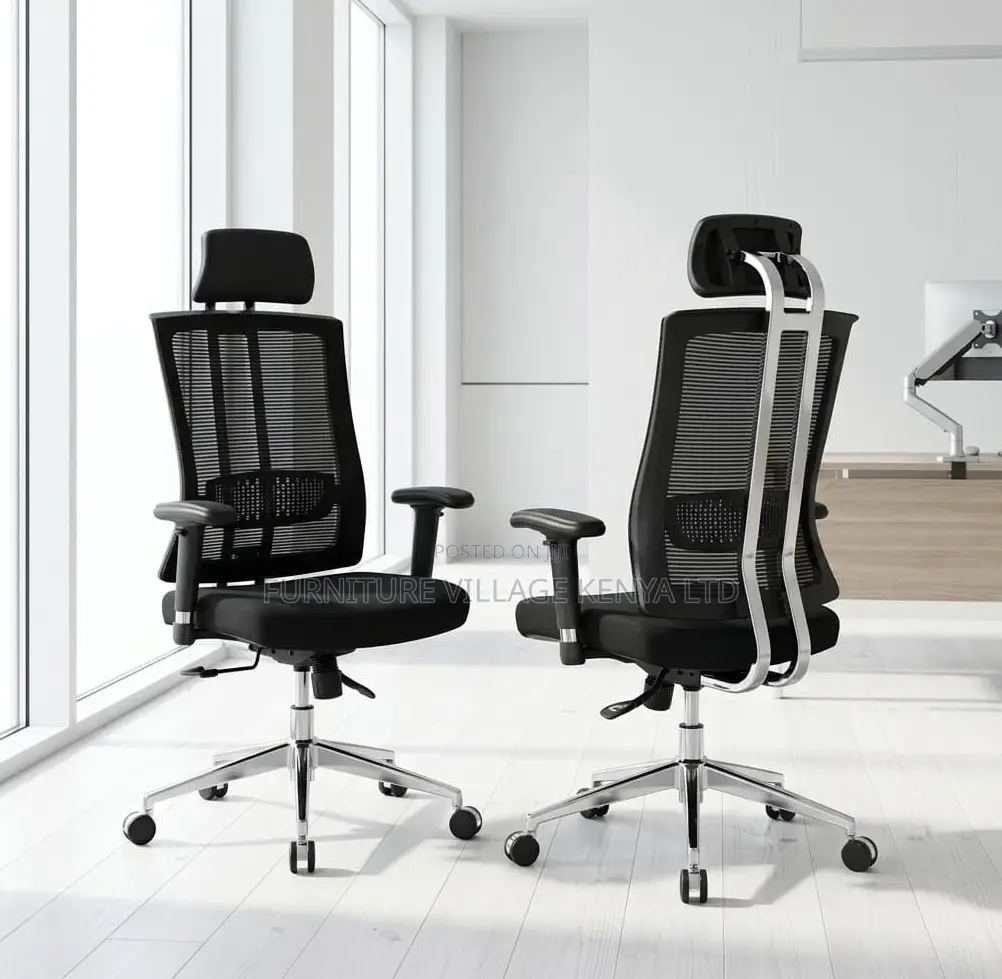 Office Chair; Mesh Reclining Ergonomic Swivel Executive Chair
