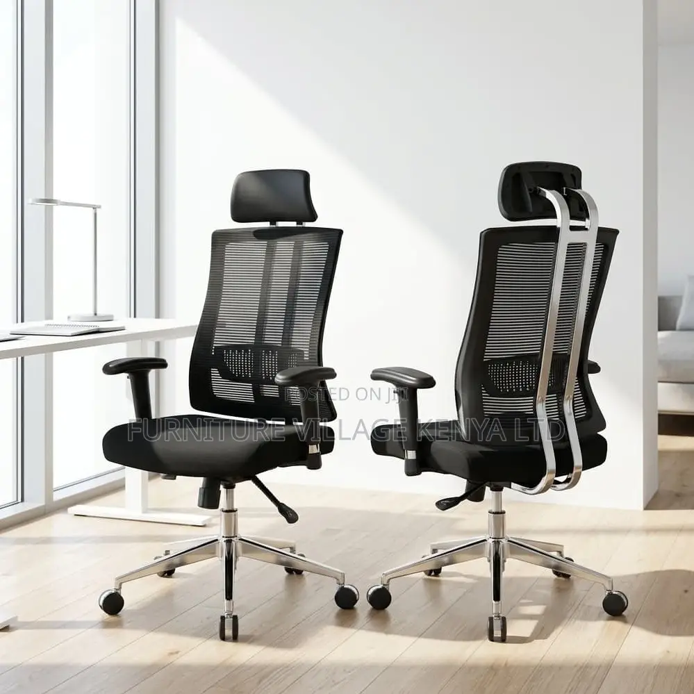 Office Chair; Mesh Reclining Ergonomic Swivel Executive Chair