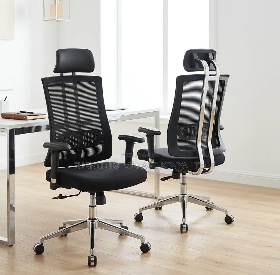 Office Chair; Mesh Reclining Ergonomic Swivel Executive Chair