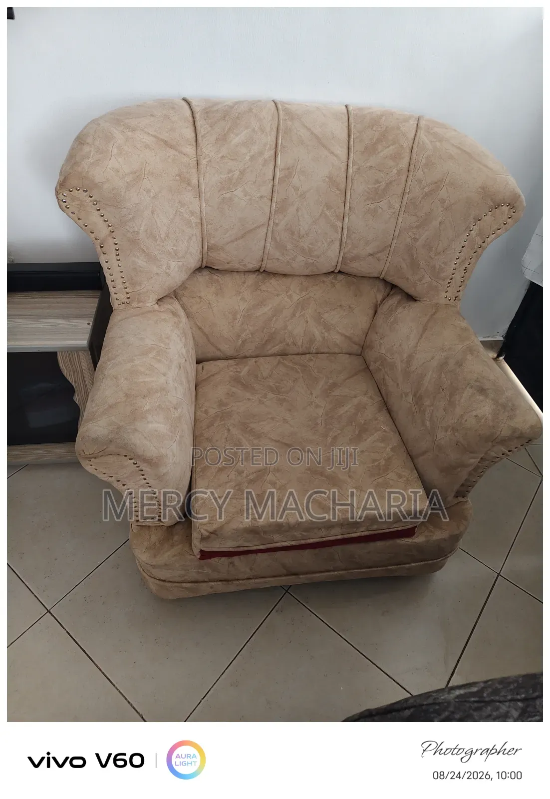 Two One Sitter Sofas