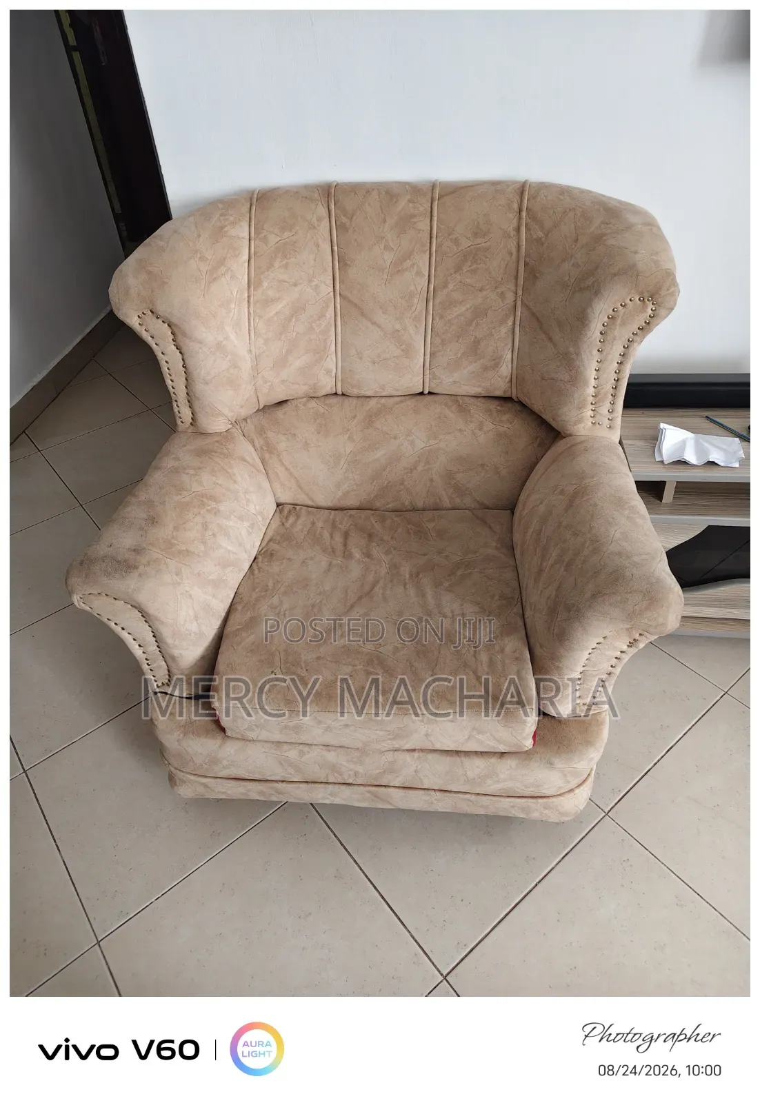 Two One Sitter Sofas