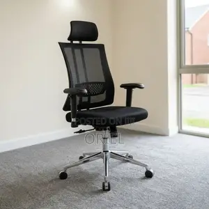 Office Chair : Black Office Staff Chair