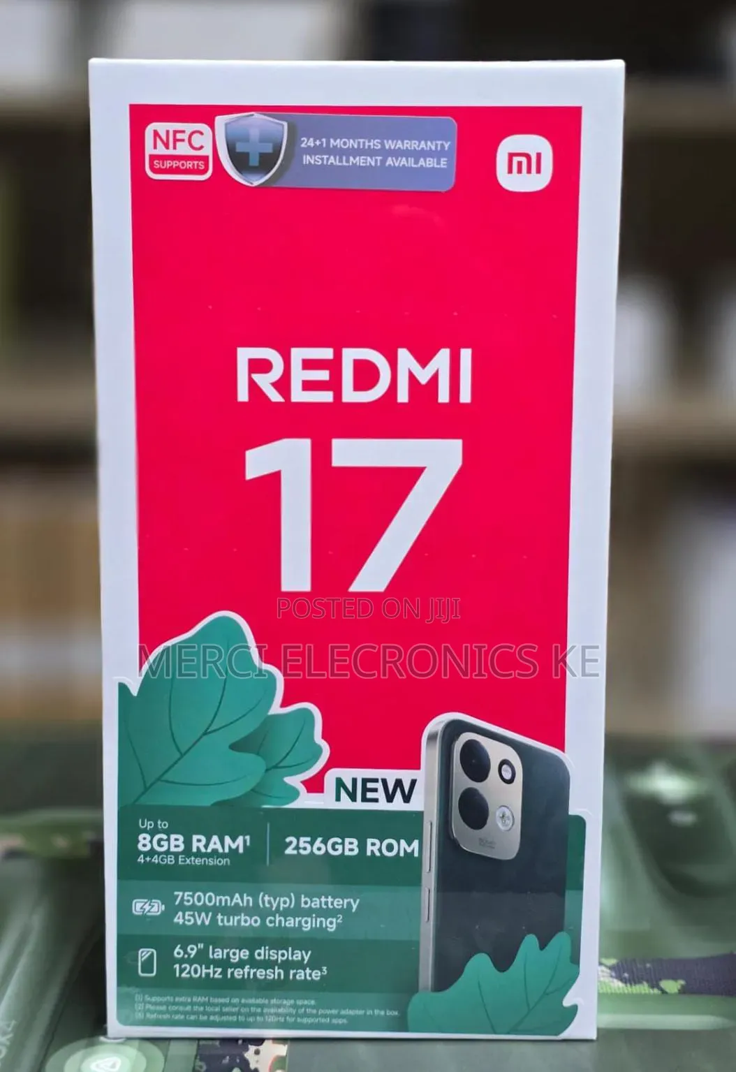 New Xiaomi Redmi 17 128 GB Red