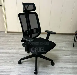 Office Chair : Black Office Staff Chair