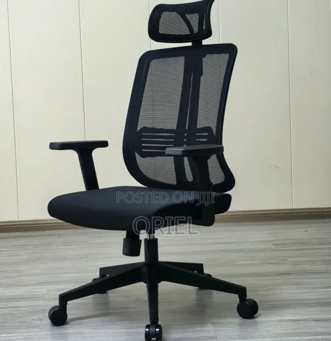 Office Chair : Black Office Staff Chair