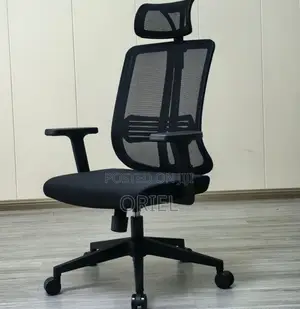 Office Chair : Black Office Staff Chair