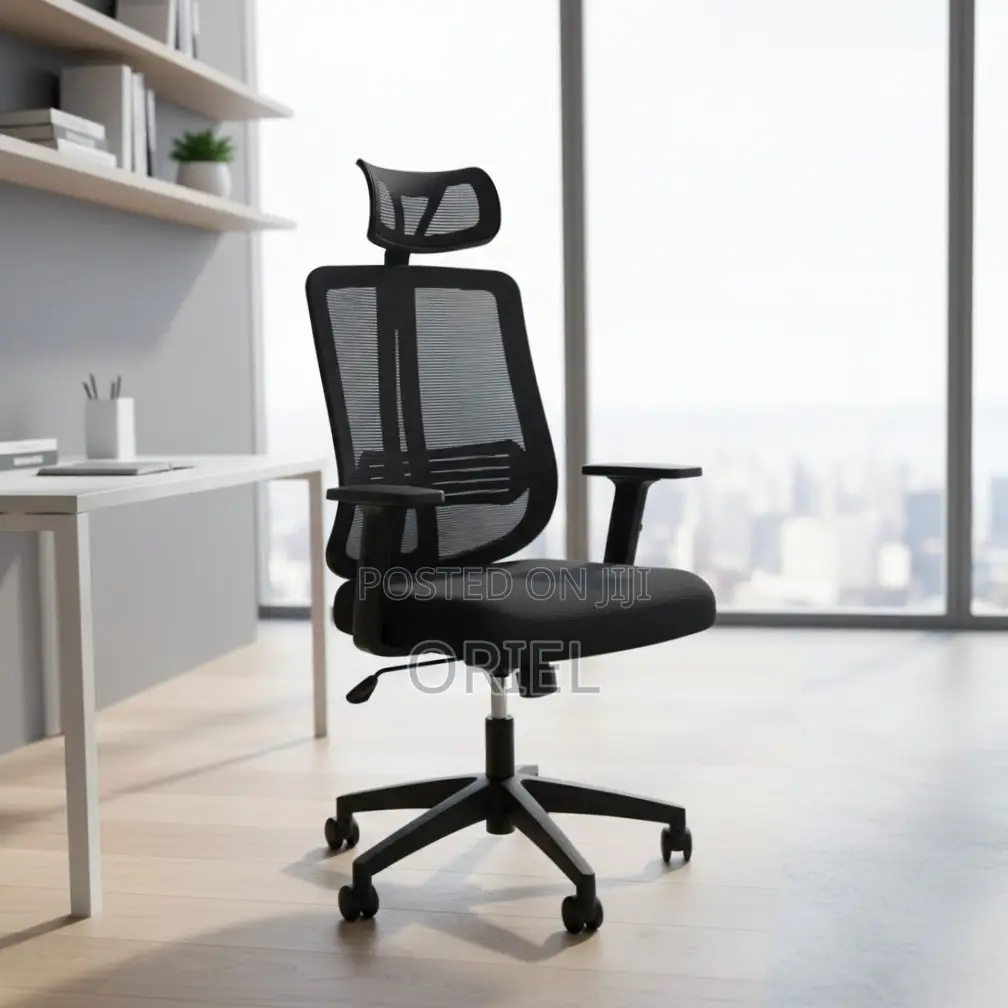 Office Chair : Black Office Staff Chair