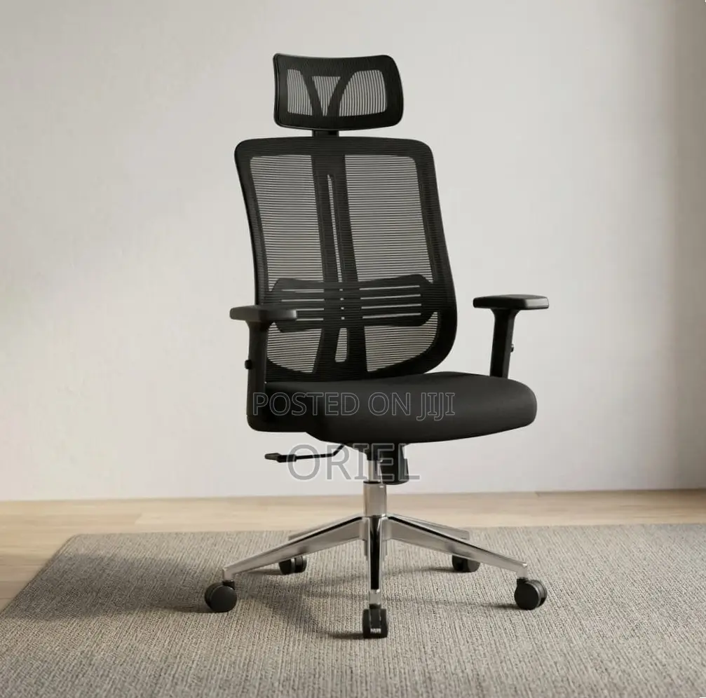 Office Chair : Black Office Staff Chair