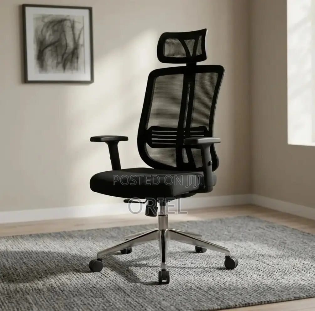 Office Chair : Black Office Staff Chair