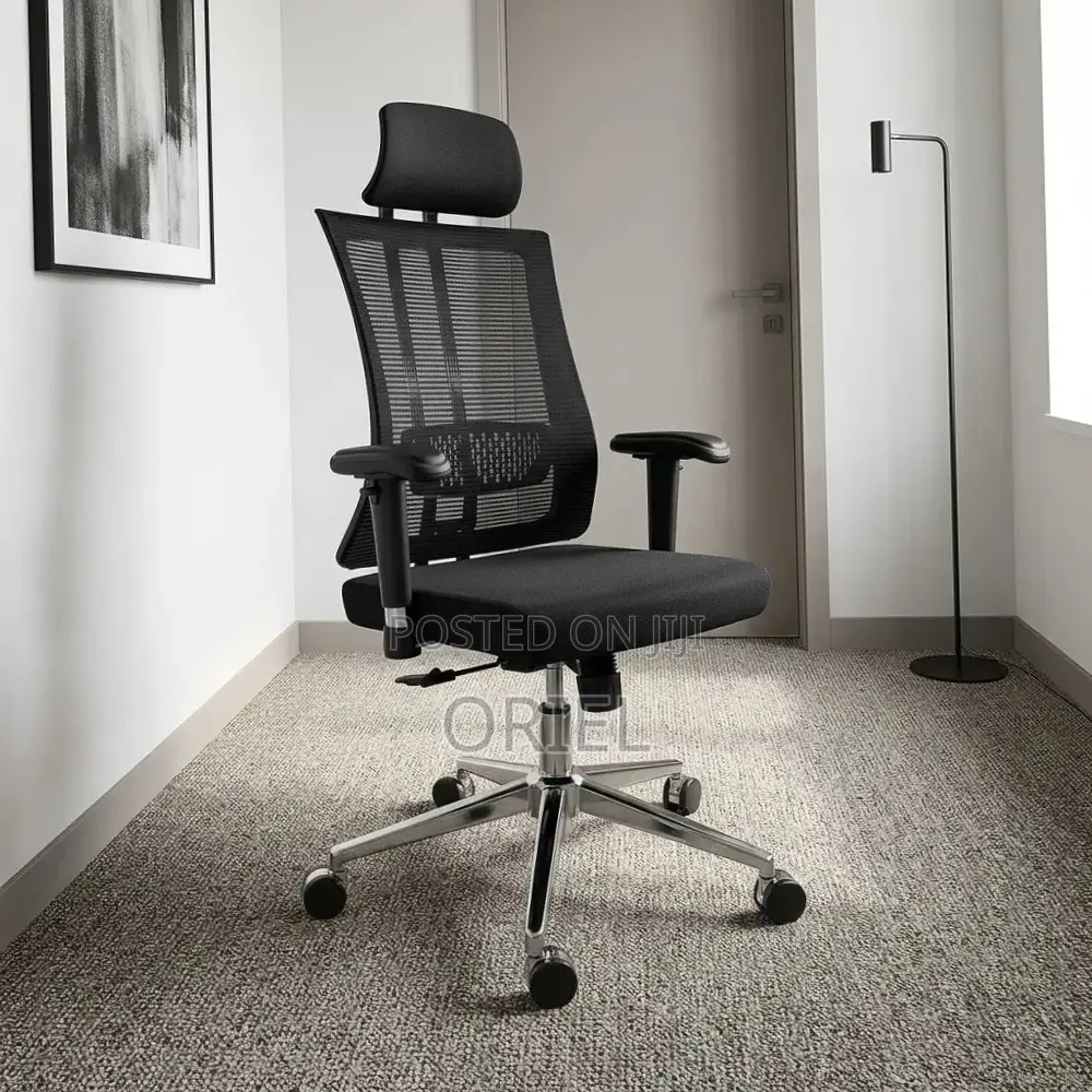 Office Chair : Black Office Staff Chair