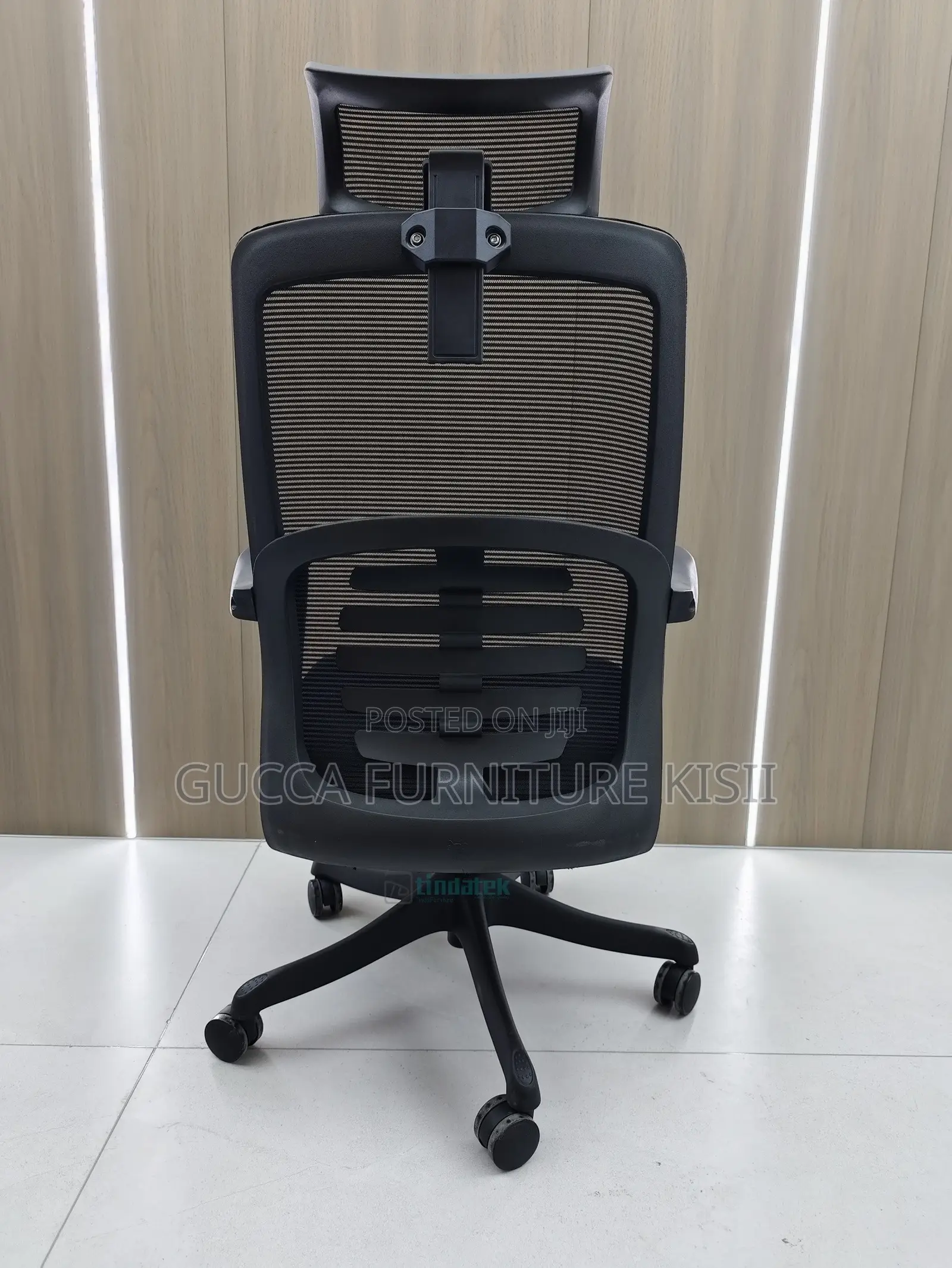 Office Chair; Adjustable High Back Office Chair With Headrest.