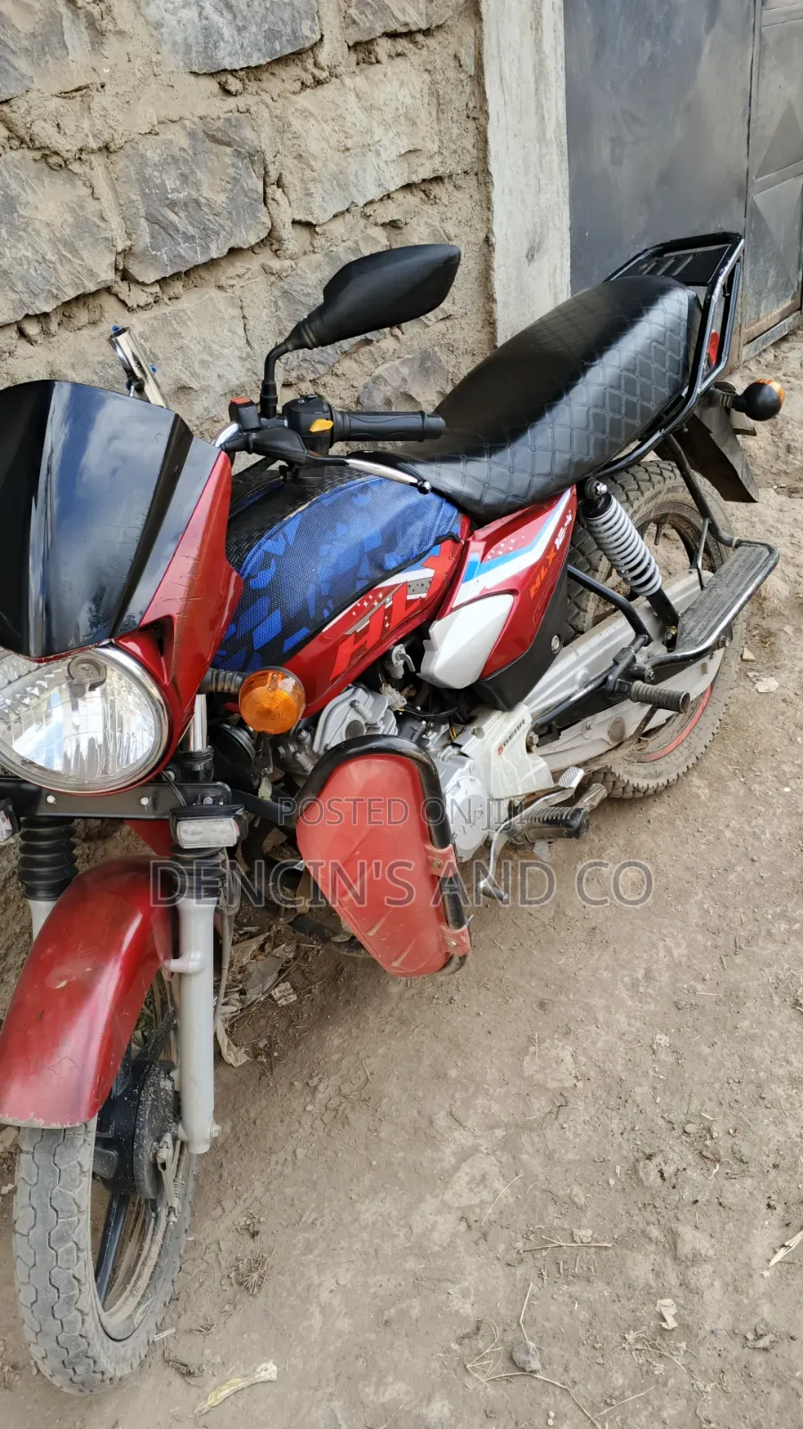 TVS HLX 125 2024 Red