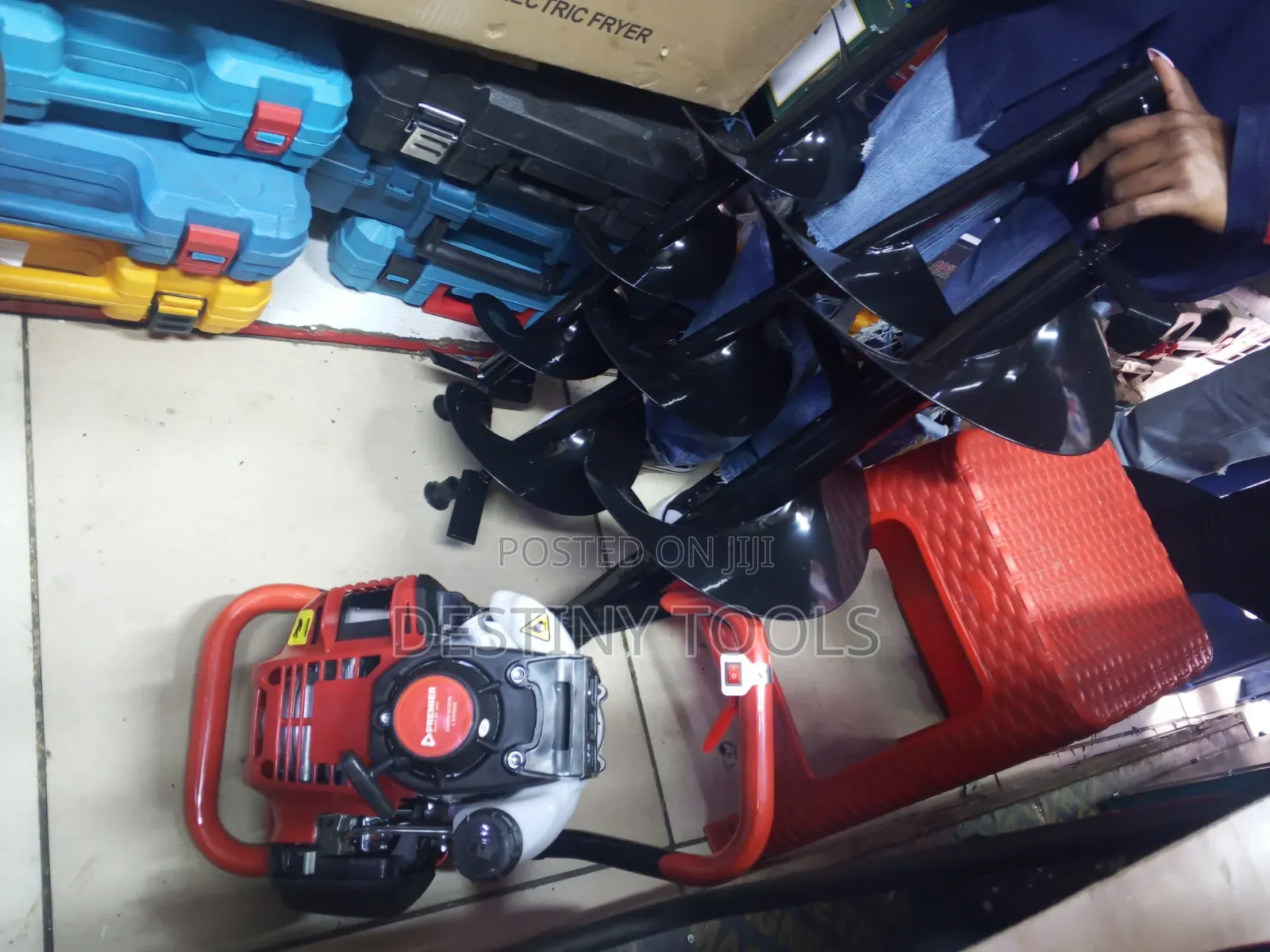 4stroke Earth Auger With Three Bits