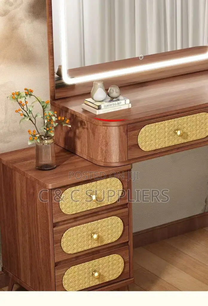 Brown Imported Dressing Unit.