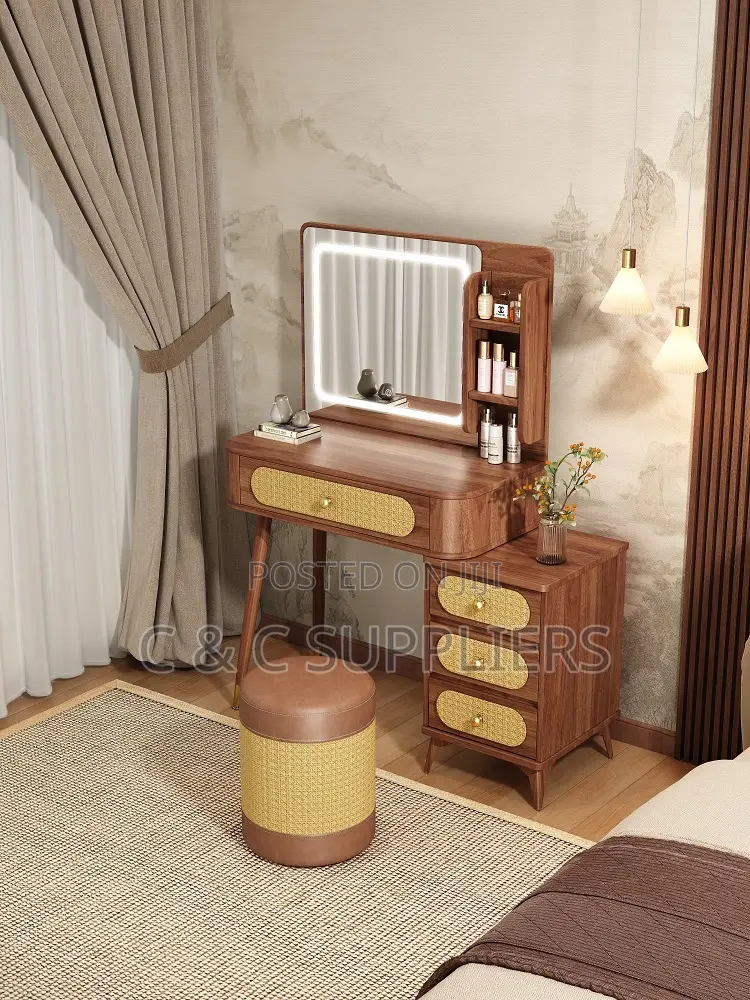 Brown Imported Dressing Unit.