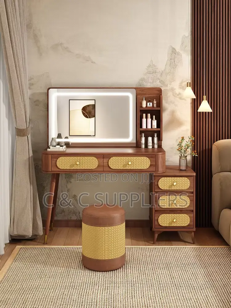 Brown Imported Dressing Unit.