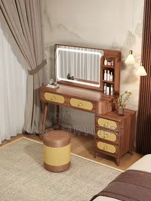 Brown Imported Dressing Unit.