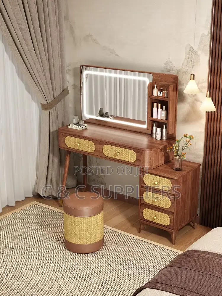 Brown Imported Dressing Unit.