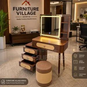 Brown Imported Dressing Unit.