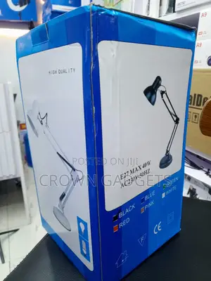 Flexible Architect Desk Lamp Adjustable Swing Arm Black Metal