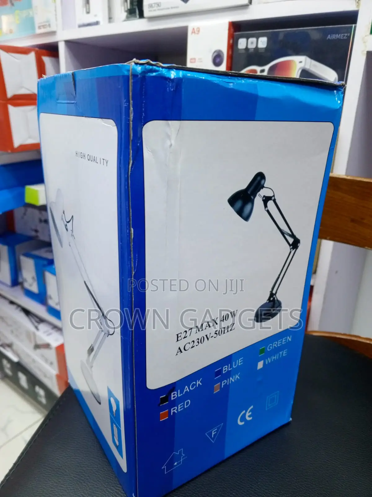 Flexible Architect Desk Lamp Adjustable Swing Arm Black Metal