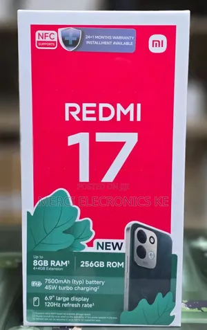 New Xiaomi Redmi 17 256 GB Blue