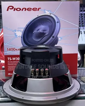 Pioneer TS-W308D4 Champion Series 12" Subwoofer - 1400W Dual 4-Ohm