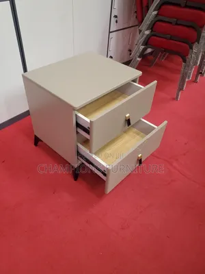 Modern Beige Bedside Cabinet