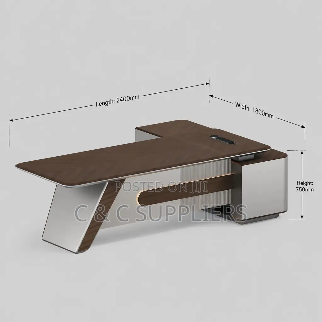 Imported 180cm Executive Workstation Desk