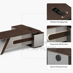 Imported 180cm Executive Workstation Desk
