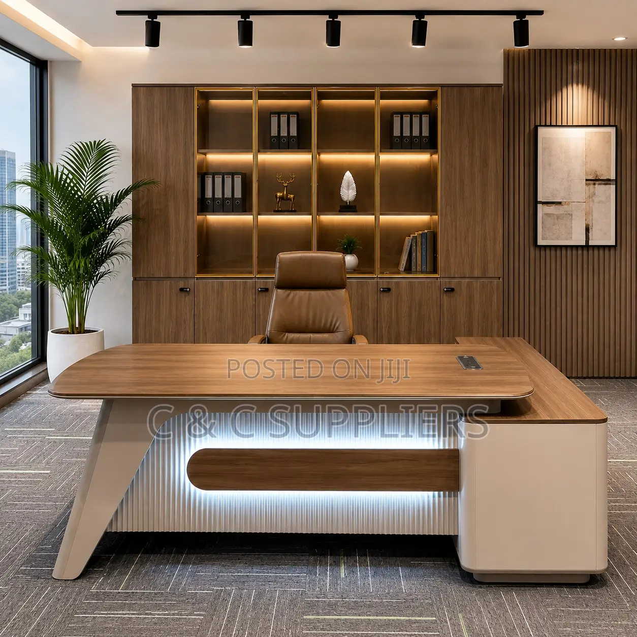 Imported 180cm Executive Workstation Desk