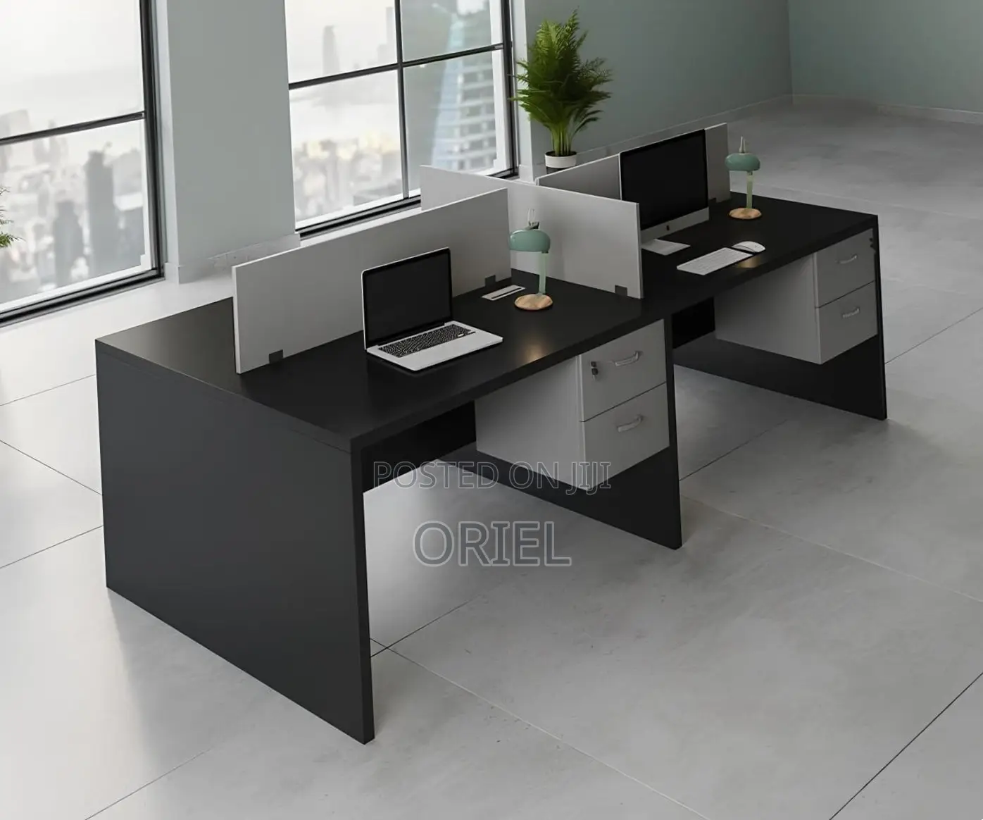 Office Workstation : 4-Seater Local Office Workstation for Sale