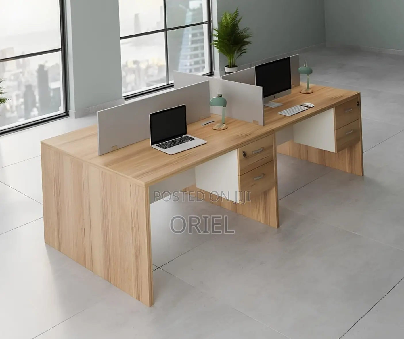 Office Workstation : 4-Seater Local Office Workstation for Sale