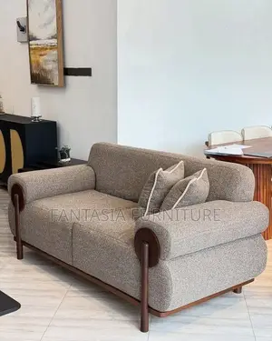 Bold Finish 2-Seater Sofa Bolster Arms