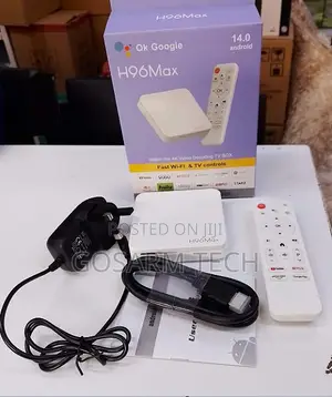 H96Max Android 14 TV Box – Ultra HD Streaming, 2GB RAM + 16GB ROM