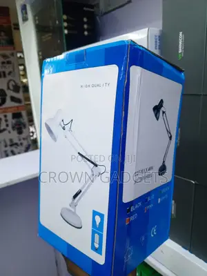 Adjustable Swing Arm Desk Lamp for Office, Study Work