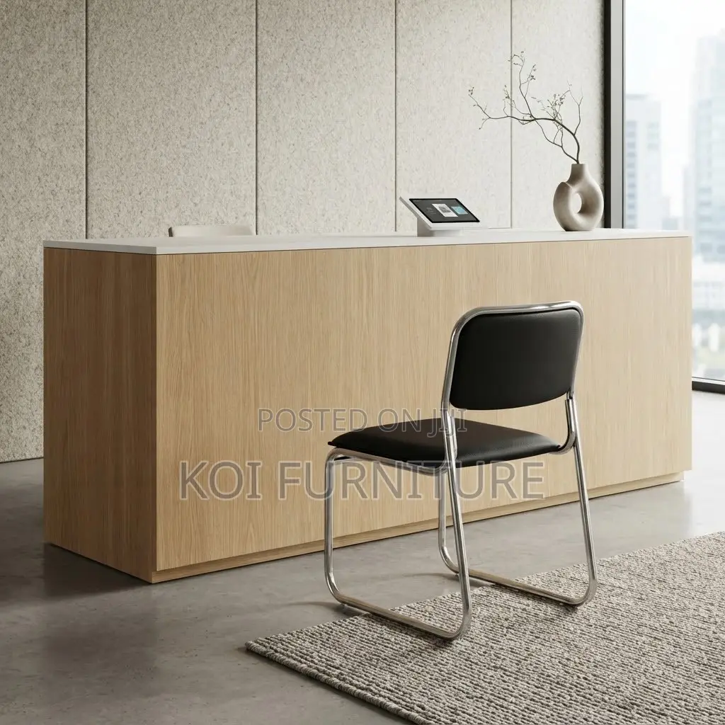 Office Chairs; Sled Basement Chrome Leather Visitors Chair