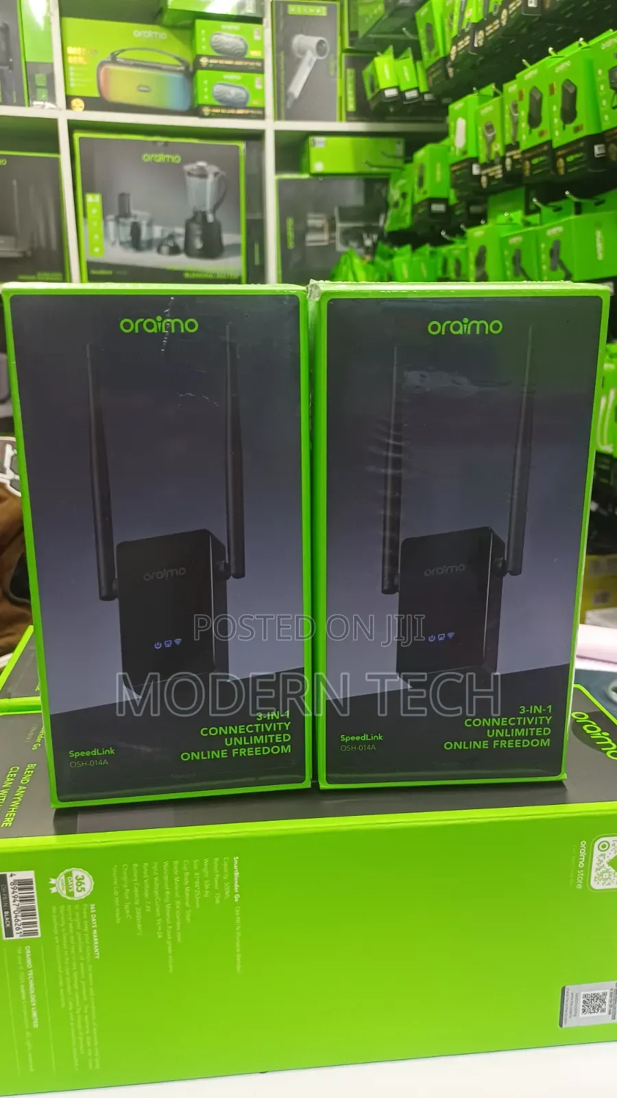Oraimo SpeedLink 300Mbps WiFi Range Extender Router