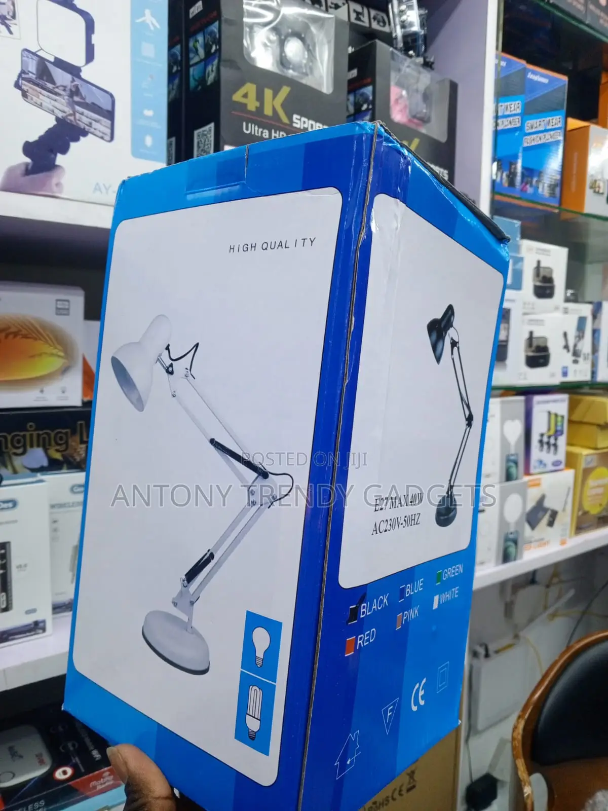 Flexible Architect Desk Lamp Metal Arm for Study Office